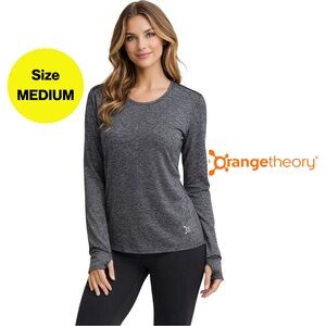 2/for $20 🪩 ORANGETHEORY Long Sleeve Top, Thumb Holes (Women’s Medium)